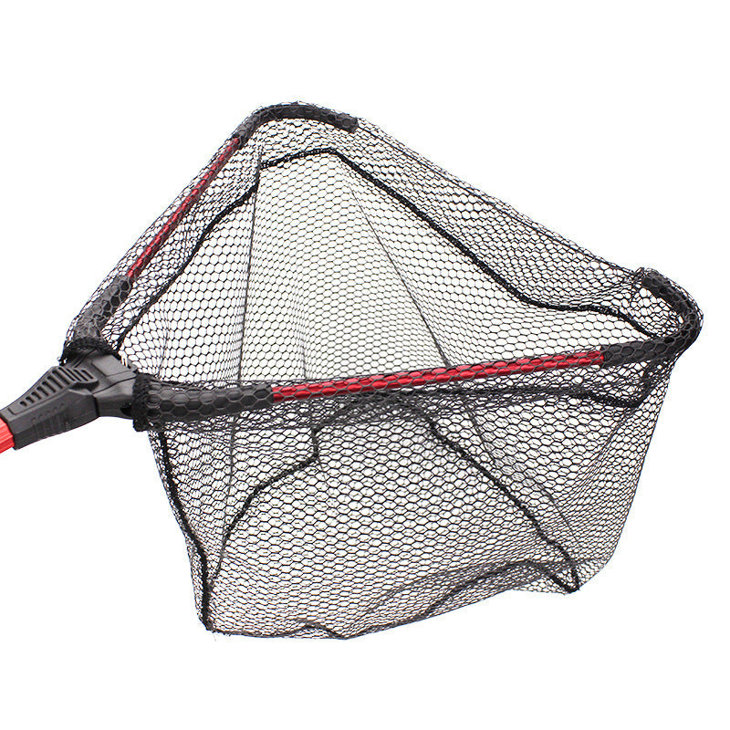 Premium Triangular Folding Landing Net - Aluminum Alloy Fishing Net