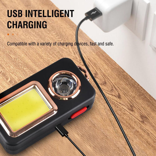 Solar Portable Camping Lantern - Rechargeable LED Light