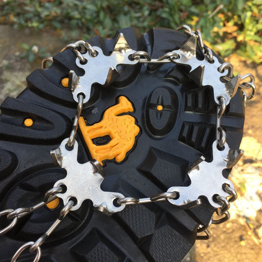 Professional Mountaineering Crampons - Anti-Slip Ice Grips for Hiking & Climbing