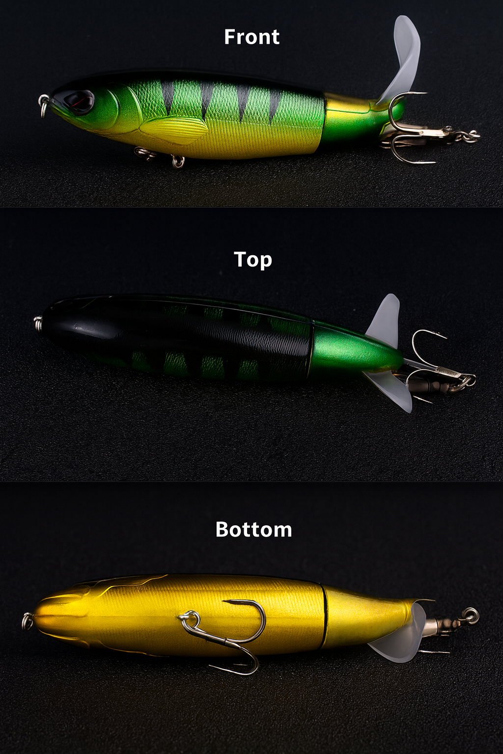 Premium Topwater Fishing Lure Kit - 10 Piece Set