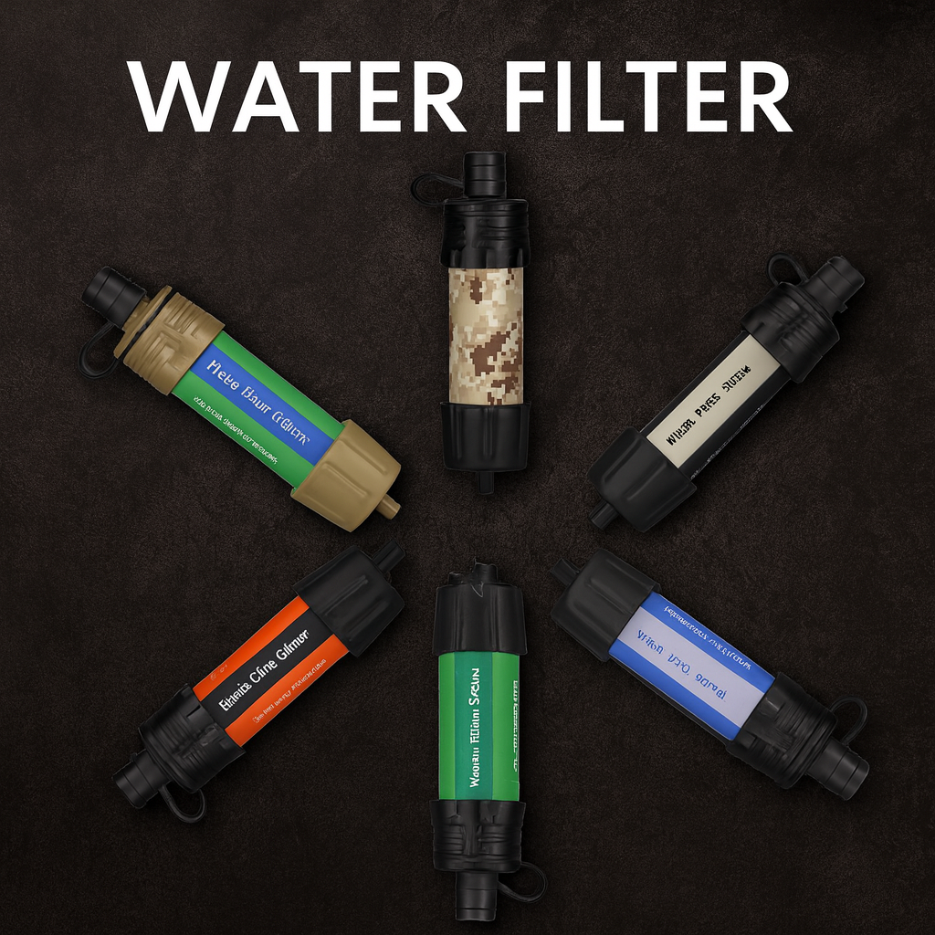 Mini Portable Water Filter Straw - Emergency Survival Purifier