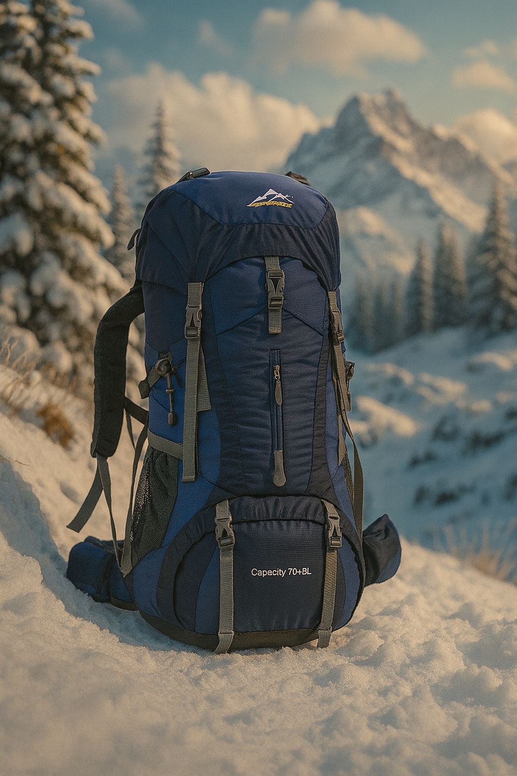 Professional Mountaineering Backpack - Large Capacity Outdoor Camping Rucksack