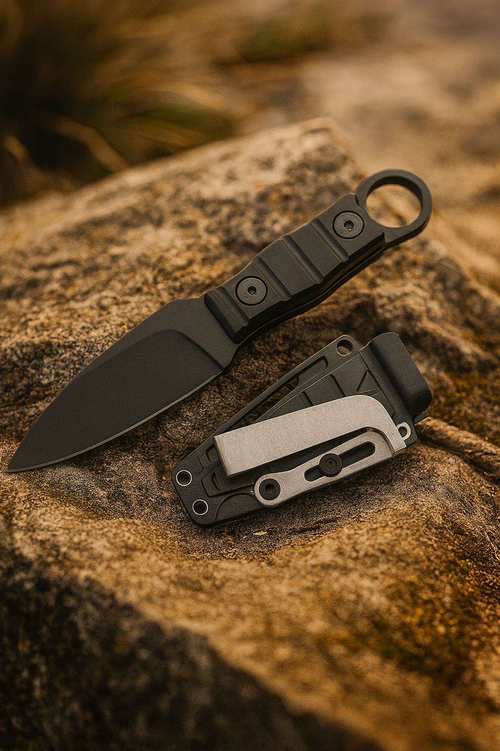 Outdoor Camping Portable High Hardness Small Straight Knife