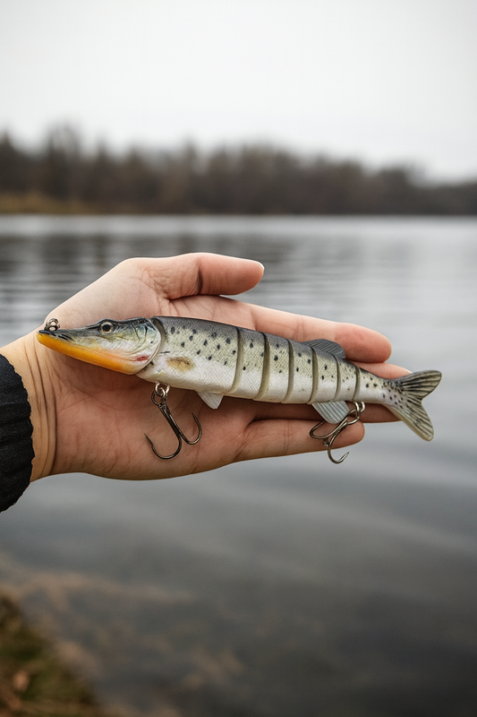 Premium Multi-Jointed Bionic Fishing Lure – Realistic Swim Action