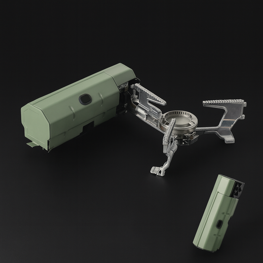 Portable Folding Camping Gas Stove - Lightweight Outdoor Cooking Solution