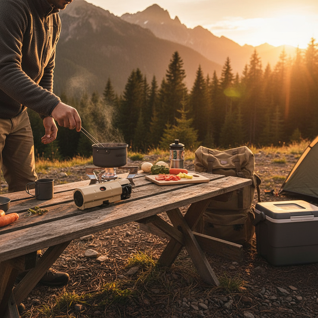 Outdoor Camping Scene