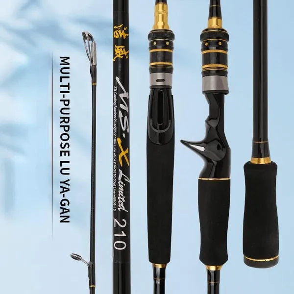 Fishing Rod Fishing Rod Carbon Fishing Baitcasting Rod Travel Lure Casting Rod 165 Cm/5.4 Ft