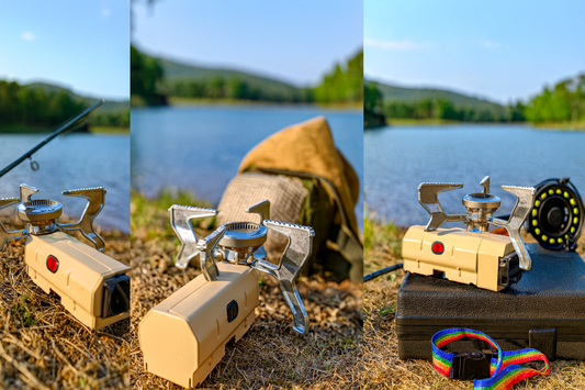 Portable Folding Camping Gas Stove - Lightweight Outdoor Cooking Solution