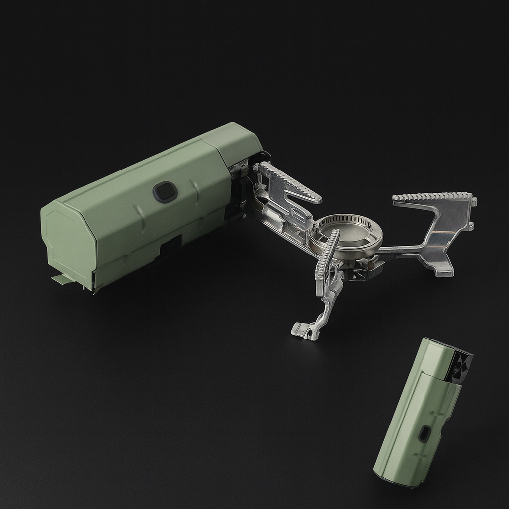 Portable Folding Camping Gas Stove - Lightweight Outdoor Cooking Solution