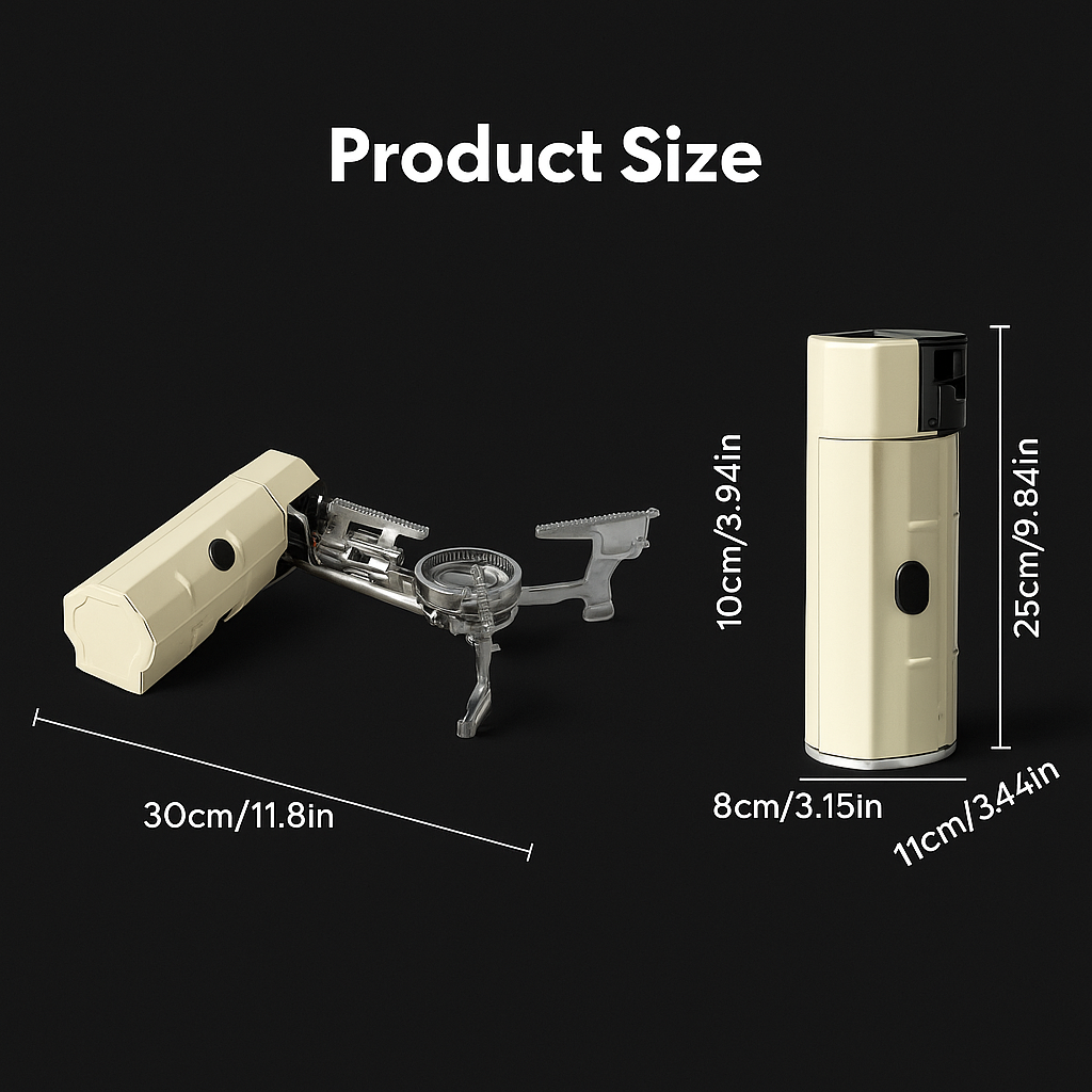 Portable Folding Camping Gas Stove - Lightweight Outdoor Cooking Solution