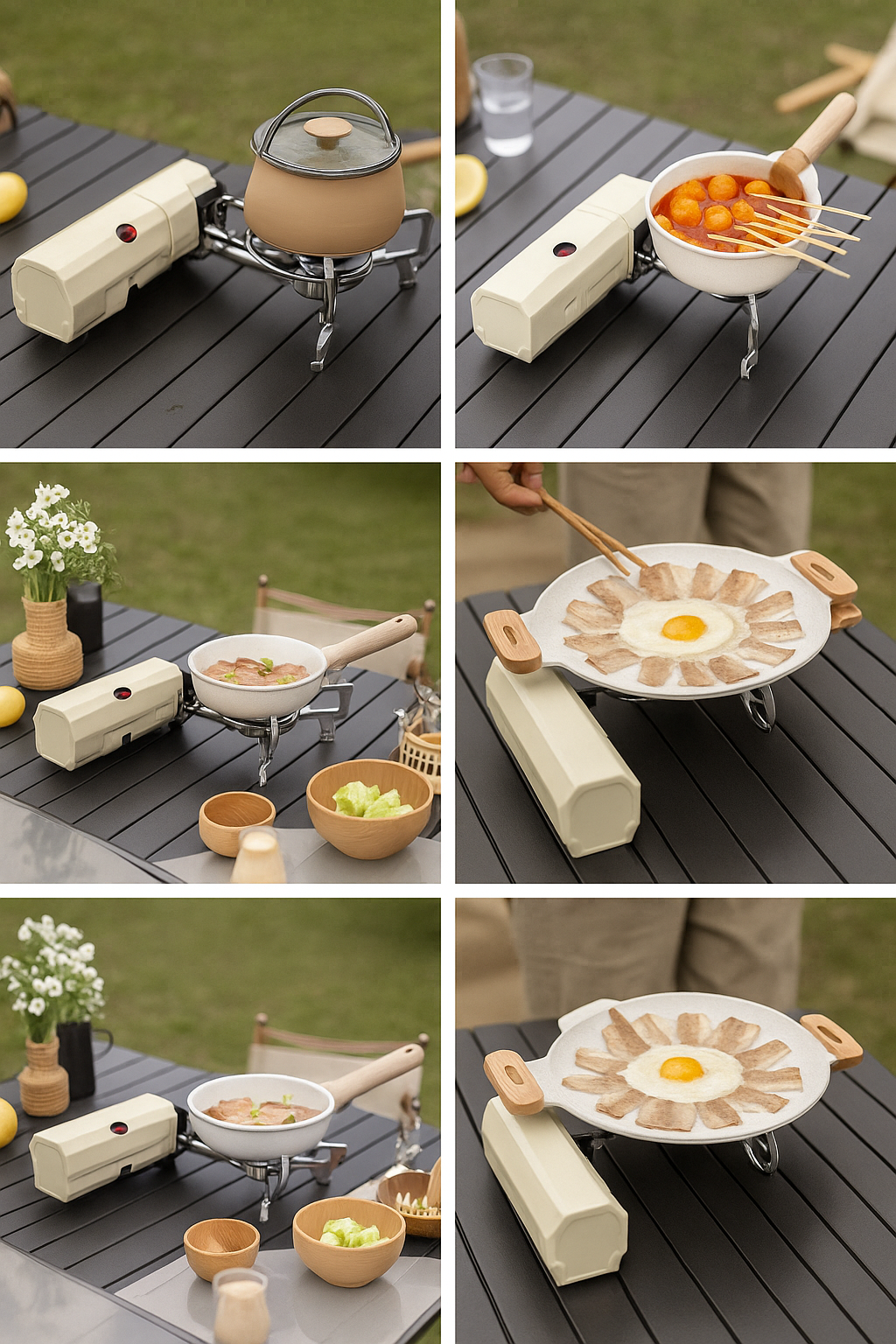 Portable Folding Camping Gas Stove - Lightweight Outdoor Cooking Solution