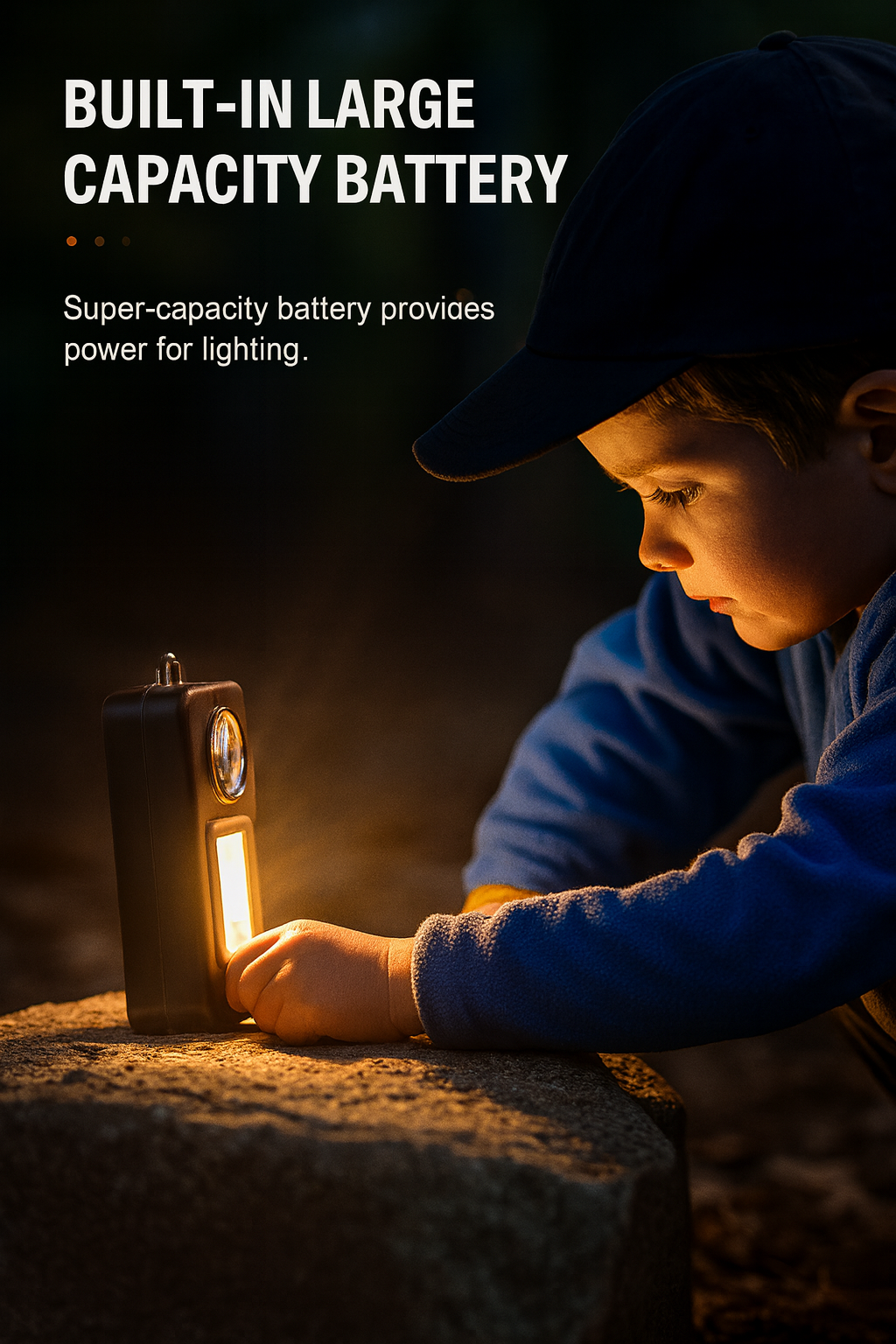 Solar Portable Camping Lantern - Rechargeable LED Light