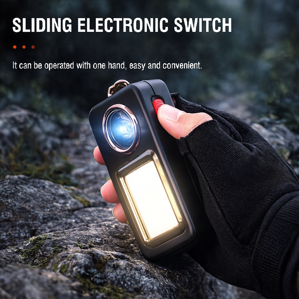 Solar Portable Camping Lantern - Rechargeable LED Light