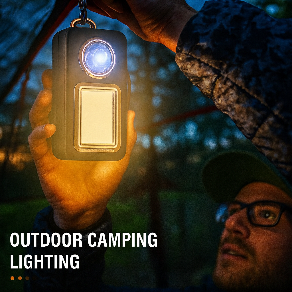 Solar Portable Camping Lantern - Rechargeable LED Light