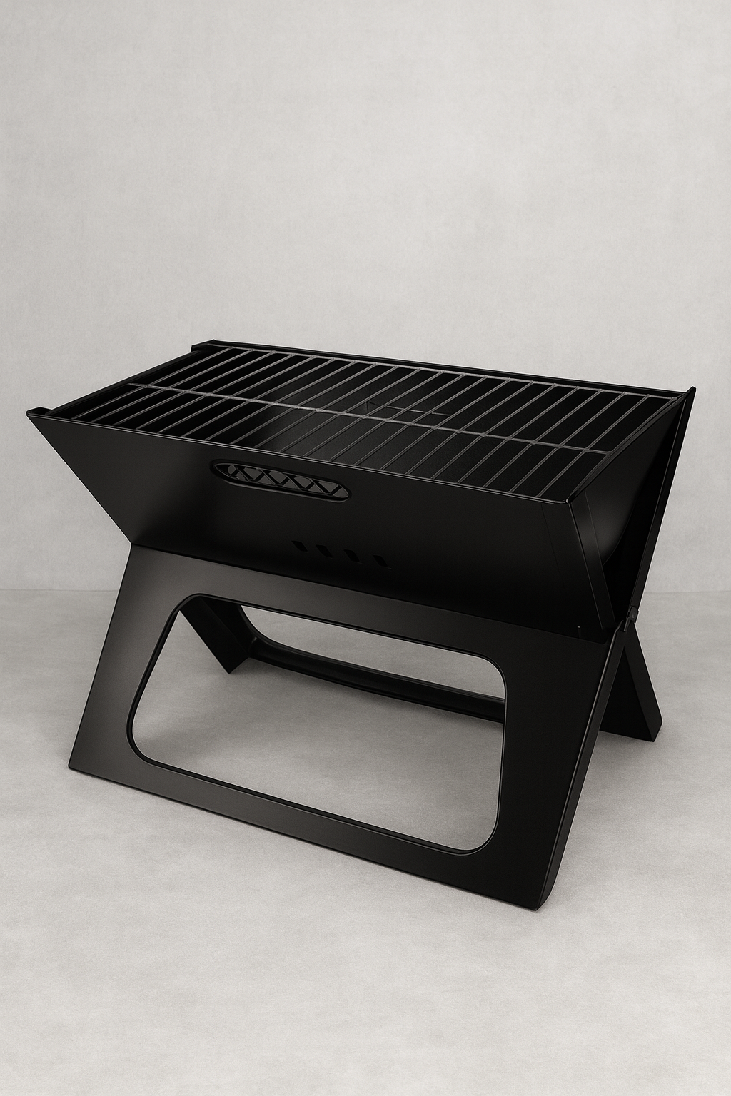 Premium Portable Charcoal BBQ Grill - Foldable Lightweight Camping Barbecue