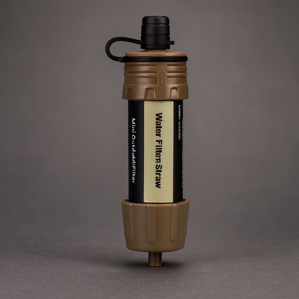 Mini Portable Water Filter Straw - Emergency Survival Purifier