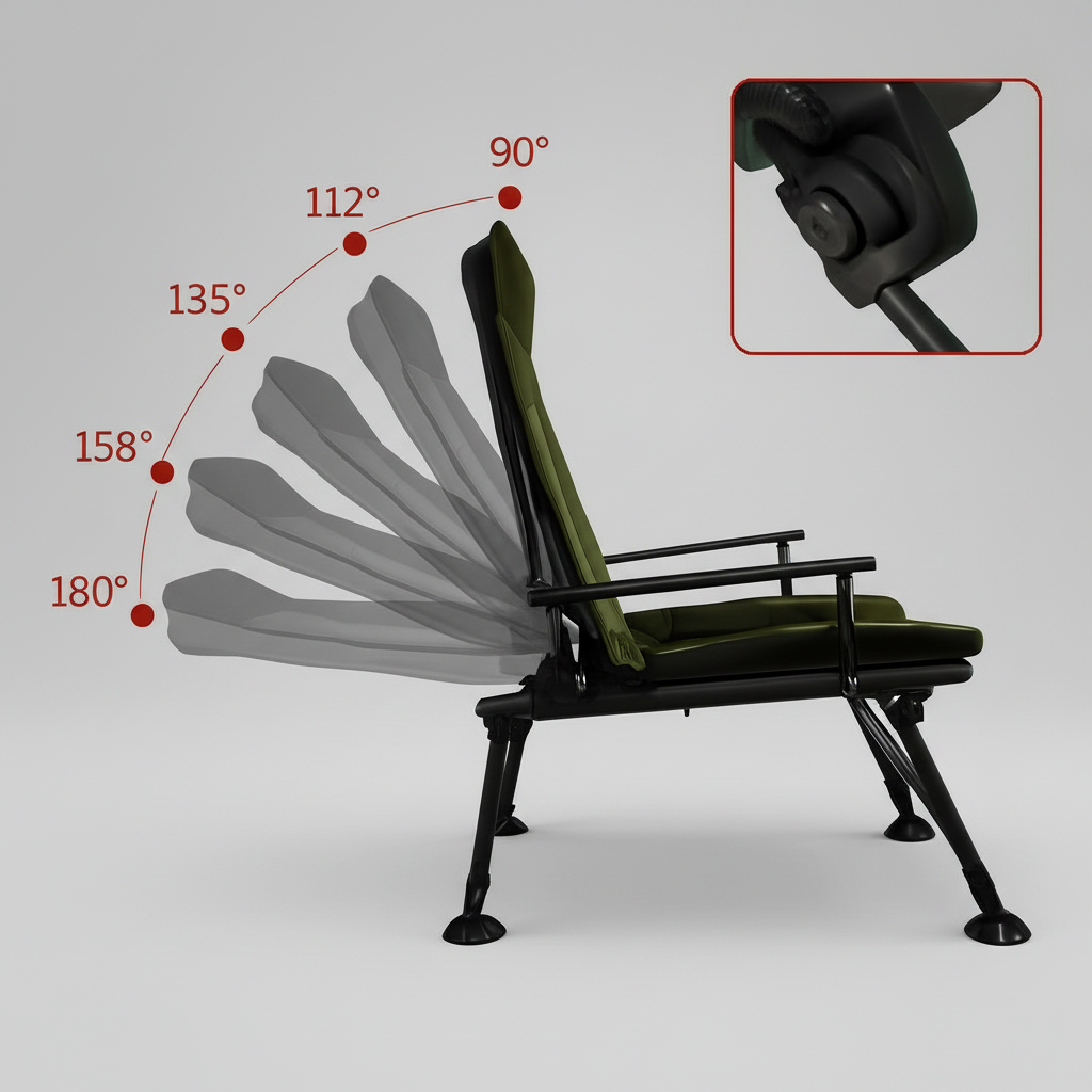 Infografika sa pozicijama naginjanja stolice
