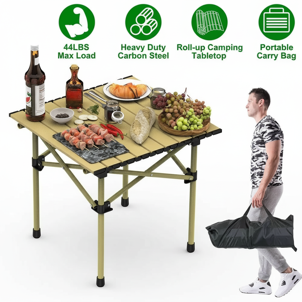 Kamperski sto sa karakteristikama i prikazom upotrebe