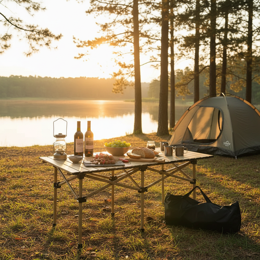 Lakeside outdoor dining