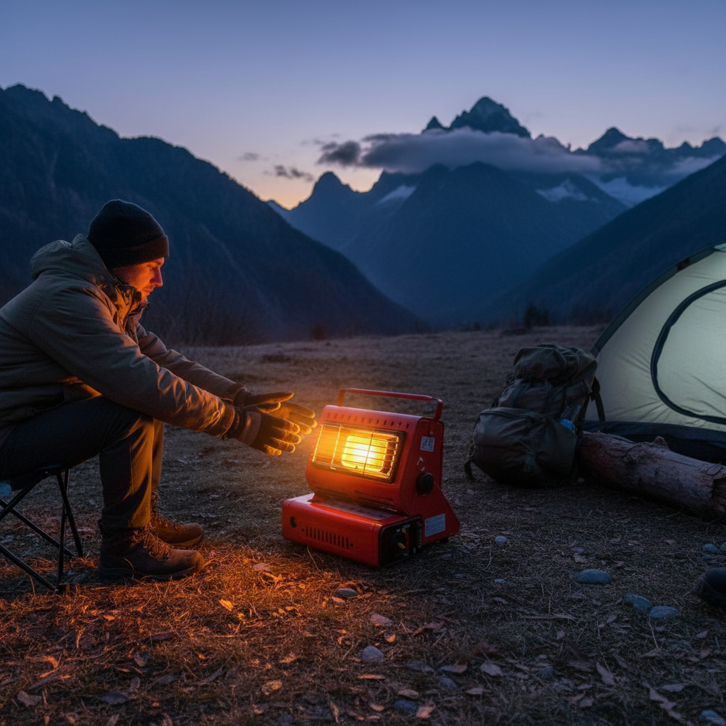 Mountain cold evening