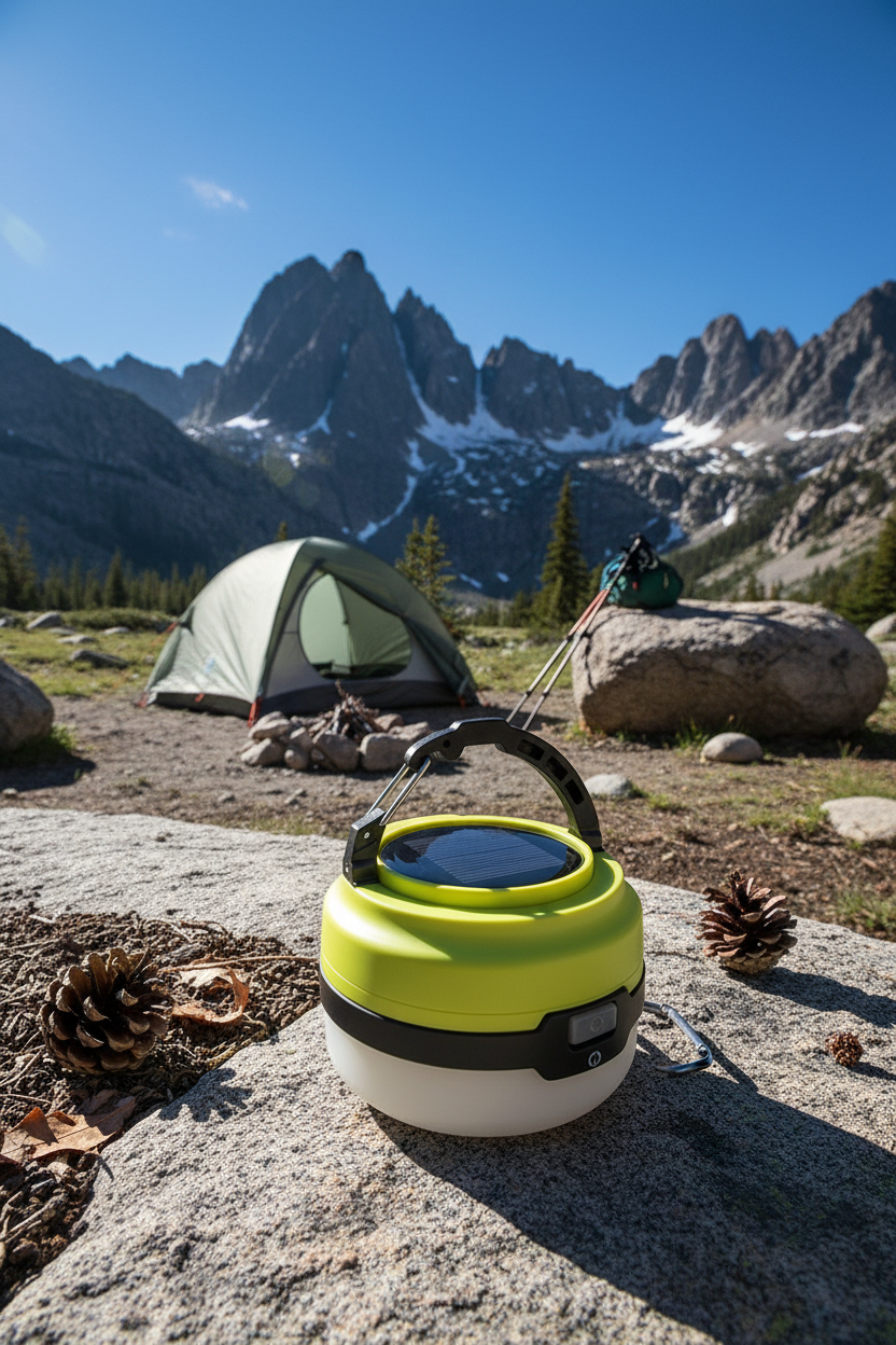 Solar charging mountains